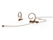 DPA 4166-OL-F-C00-LH - d:fine Omnidirectional Headset Microphone, Brown, Long 110 mm, Dual Ear, Microdot (Adaptor Required)