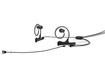 DPA FIDB00-2-IE2-B - d:fine In-Ear Broadcast Headset Microphone, Black, 120mm Directional Boom, Microdot, Dual- Ear, Dual In-Ear