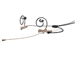 4288-DL-I-F00-LH-2 - d:fineâ„¢ 4288 Directional Flex InEar Headset Mic, 120 mm Boom, Beige, MicroDot, Dual In-Ear