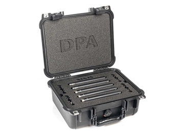 DPA 5006-11A - Surround Kit with 3 x 4006A, 2 x 4011A, Clips, Windscreens in Peli Case
