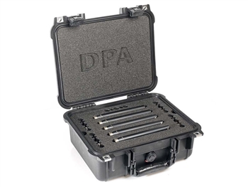DPA 5006A - Surround Kit with 5 x 4006A, Clips, Windscreens in Peli Case