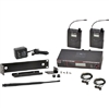 Galaxy Audio AS-1200 Twin Pack Wireless In-Ear Monitor System with 2 Receivers & EB4 Earbuds (P4: 470 to 494 MHz)