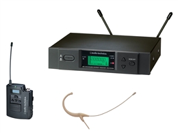 Audio-Technica ATW-3192bI-TH Band I - Beige color Headworn Mic Wireless System