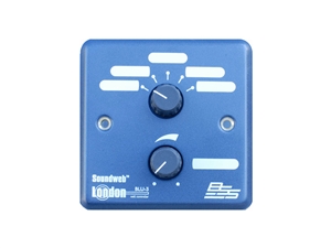 BSS BLU-3, 5 position source/preset selector, level control (UK) wall controller