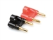 Hosa BNA-100 Dual Banana Plug - 2 pcs (1 Red - 1 Black)