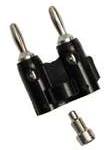 Hosa BNA-200B Bulk Black Banana Plug without Retail Packaging