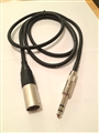 BP-1.5X - 1/4-inch TRS male to XLRM Cable - 1.5 Ft., Quantum Audio