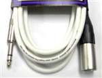 Quantum Audio BP-15X - 1/4-inch TRS male to XLRM Cable - 15 Ft., Quantum Audio