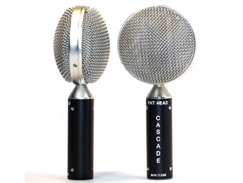 Cascade Microphones FAT HEAD Blumlein Stereo Pair (Black Body/Silver Radian Grill)