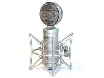 Cascade Microphones FAT HEAD II Active/Passive Silver/ Silver Grill - Ribbon Microphone