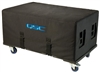 QSC CP-218-1, Caster Pallet & Padded soft cover for transport of GP-218-sw