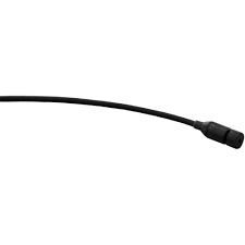 CO-8WL-XAT-BL, Series8 Omni Lavalier Mic, 4-pin Hirose for Audio-Technica, Black, Point Source Audio