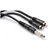 Hosa CYR-101 Y-Cable - 1/4-inch TS(mono) to Two RCA - 1m (3.3Ft.)