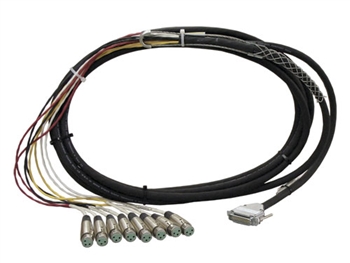 Rapcon Horizon DA88-5M, 8-Channel D-SUB 25 to 8, XLR Male Cable - 5 Ft.