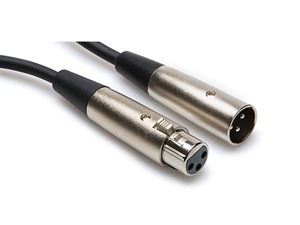 DMX-303 DMX512 Cable, XLR3M to XLR3F, 3 ft, Hosa