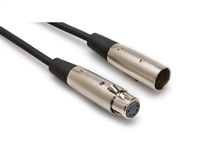 DMX-525 DMX512 Cable, XLR5M to XLR5F, 25 ft, Hosa