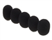 DPA DUA0560, Miniature Windscreens - 5pcs - Black