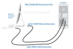 PAS Digital DVI Video and USB Extension Cable Kit,30 ft. Dual Link DVI