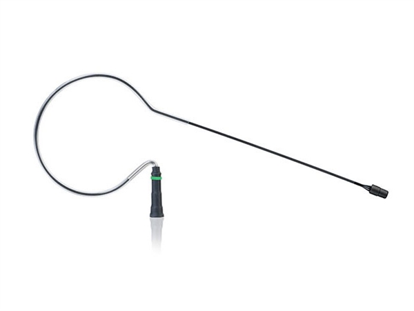 Countryman E6DW5B1AW, Audio Technica: ATW-U101, Classic/springy boom, (D) Directional, (W5) Standard gain for general speaking, (B) Black, (1) 1mm aramid-reinforced cable, E6 Earset Mic