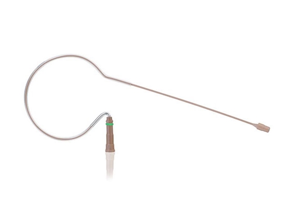 Countryman E6 Directional Earset Mic E6DW5T2SR, Hi Gain, with Detachable 2mm Cable and 3.5mm Locking Connector Sennheiser Wireless (Tan)