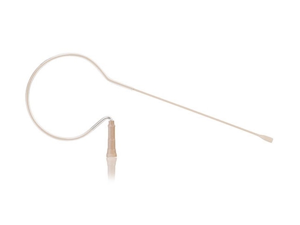 Countryman E6 E6OW5L1SR Omni Earset Mic, Highest Gain, with Detachable 1mm Cable and 3.5mm Locking Connector for Sennheiser Wireless Transmitters (Beige)