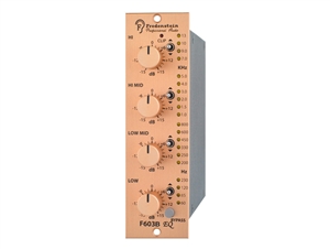 Fredenstein F603B - Mono Low-Q four band Equalizer (Q=0.8) Module