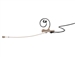 DPA FIOF10-IE1-B - d:fine In-Ear Broadcast Headset Microphone, Beige, 110mm Omni Boom, Single- Ear, Single In-Ear, hardwired TA4F