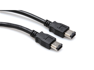 Hosa FIW-66-105 Firewire Cable - 6 PIN to 6 PIN - 6 ft.
