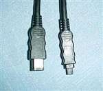 CSC FW400 1394 6 PIN TO 4 PIN - 3FT. Firewire Cable