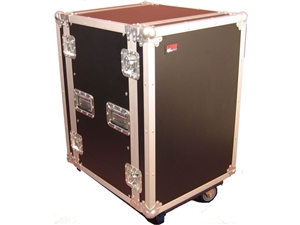 Gator G-TOUR 16U CAST - 16U, Standard Audio Road Rack Case w/ Casters