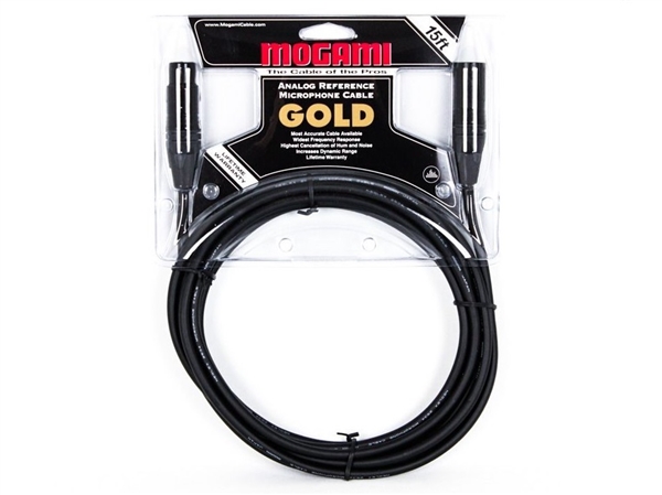 Mogami GOLD STUDIO-02, Microphone Cable, XLRF to XLRM, 2 Ft.