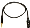 Mogami GOLD-TRSXLRF-25, Patch Cable, 1/4 TRS to XLRF, 25 Ft.