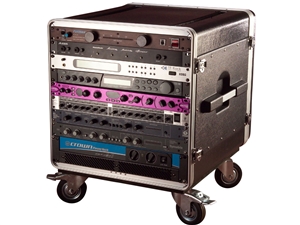 Gator GRC-BASE-10 - 10U Rack Base w/ casters, for Console Audio Racks