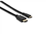 HDMC-403 High Speed HDMI Cable with Ethernet, HDMI to HDMI Mini, 3 ft, Hosa