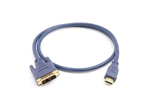Hosa HDMD-106 Video Cable - HDMI(Male) to DVI-D(Male) - Single Link - 6 Ft.