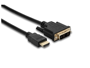 HDMD-406 Standard Speed HDMI Cable, HDMI to DVI-D, 6 ft, Hosa