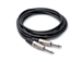 Hosa HPP-010  Pro Unbalanced Interconnect, REAN 1/4 in TS to Same, 10 ft