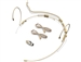 Avlex HS-02ABG BEIGE, Dual Ear Head-Worn Microphone