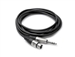 Hosa HXS-030 REAN XLR3F to 1/4 in TRS, 30 ft SINGLE Balanced Interconnect