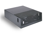 Bag End IPD12E-DA - Infra Powered Black Painted Double 12" Installation Enclosure 