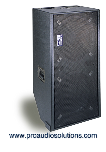 Bag End IPD18E-R - Infra Powered RO-TEX Finish Double 18" Portable Enclosure w/ Casters