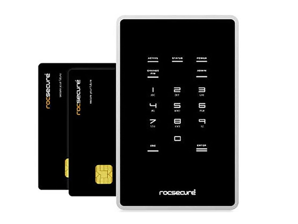 Rocstor Amphibious X7, 1TB 5400RPM, Secure-Encrypted Mobile Drive w/ USB2.0, 2x FireWire 800