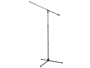 K&M 21021 Black Floor Stand - Extra tall black tripod