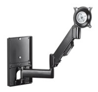 Chief KWGSK110B, Height-Adjustable Steel Stud Monitor Wall Mount (10-32" Displays)