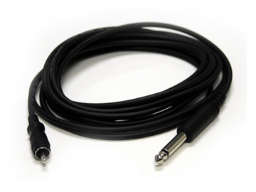 Whirlwind M3001 - Cable - Adapter, 1/4" TS male to RCA male, 1'