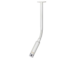 Audix M40W6S Supercardioid Hanging mic w/6-inch gooseneck, white