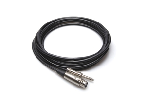 Hosa MCH-125 Hi-Z Microphone Cable - XLRF to 1/4-inch Phone - 25 ft.