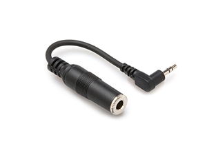 Hosa MHE-125 Headphone Extension Cable, 3.5 mm TRS to 3.5 mm TRS, 25 ft