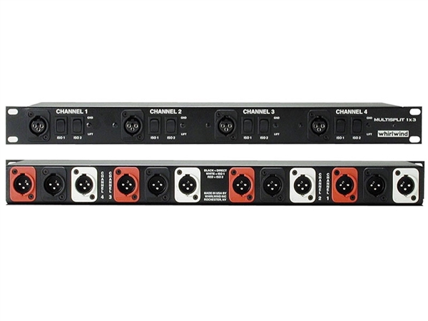 Whirlwind MLTSP1X3 MultiSplits Mic Splitter