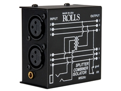 Rolls MS20c Passive Mic Splitter/Combiner/Isolator